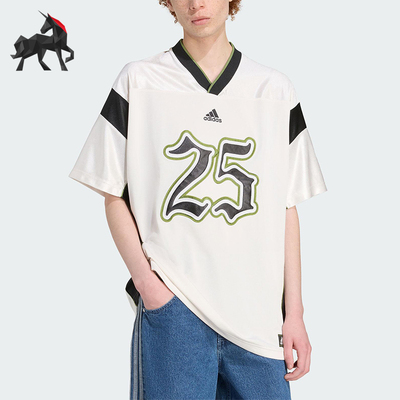 Adidas/阿迪达斯正品FOOTBALL JERSEY男士日常运动宽松短袖JY2762