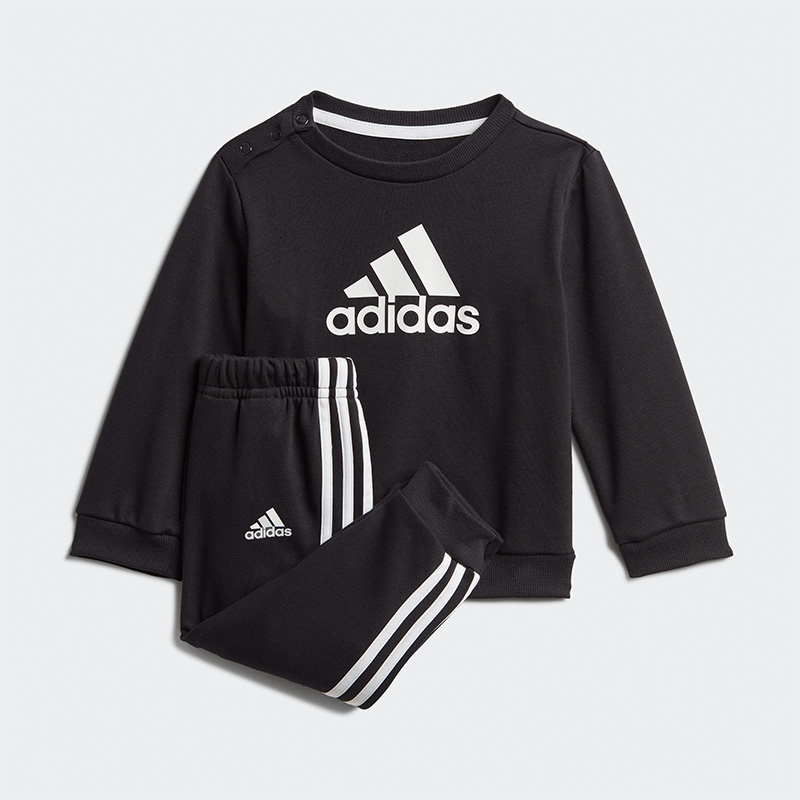 阿迪达斯婴幼童圆领卫衣套装