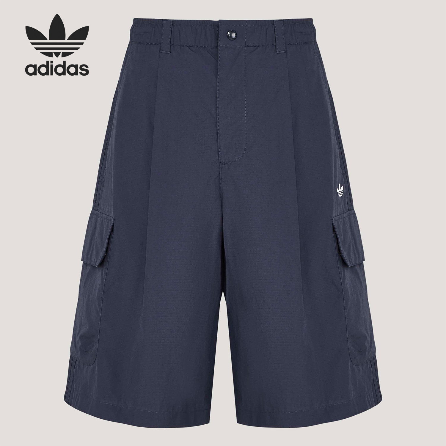 Adidas/阿迪达斯正品三叶草男士宽松日常休闲慵懒风短裤KT3045