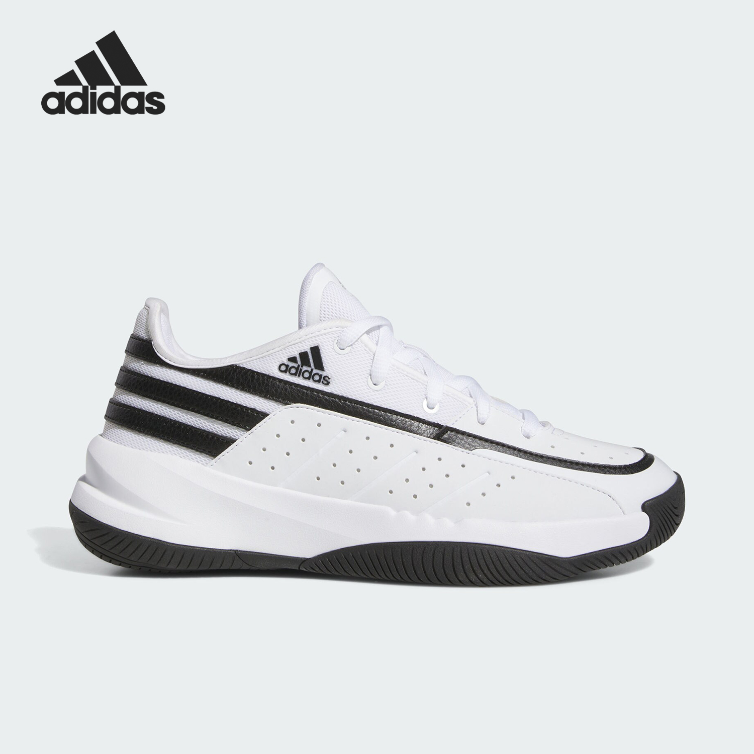 阿迪达斯男女低帮实战篮球鞋