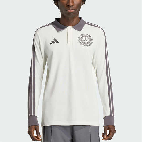 Adidas/阿迪达斯正品2026年男士休闲经典运动长袖POLO衫KE8281