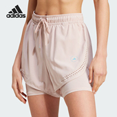 阿迪达斯正品 TPR 2IN1SH Adidas 女士二合一运动短裤 IT8223