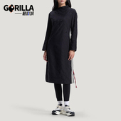 女士休闲时尚 春季 竹叶纹提花连衣裙HY2133 阿迪达斯正品 Adidas