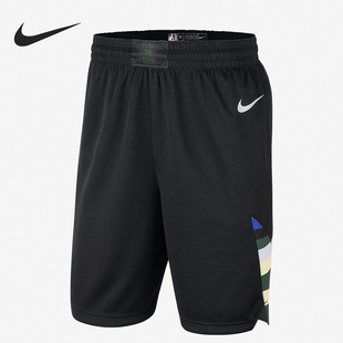 Nike/耐克官方正品x NBA 密尔沃基雄鹿队男款休闲短裤AT9929-010