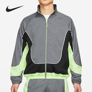 Nike 夹克男子当季 运动篮球休闲立领防风外套CV1932 084 耐克正品