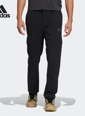 Adidas/阿迪达斯正品户外男子运动训练直筒工装长裤HE7379