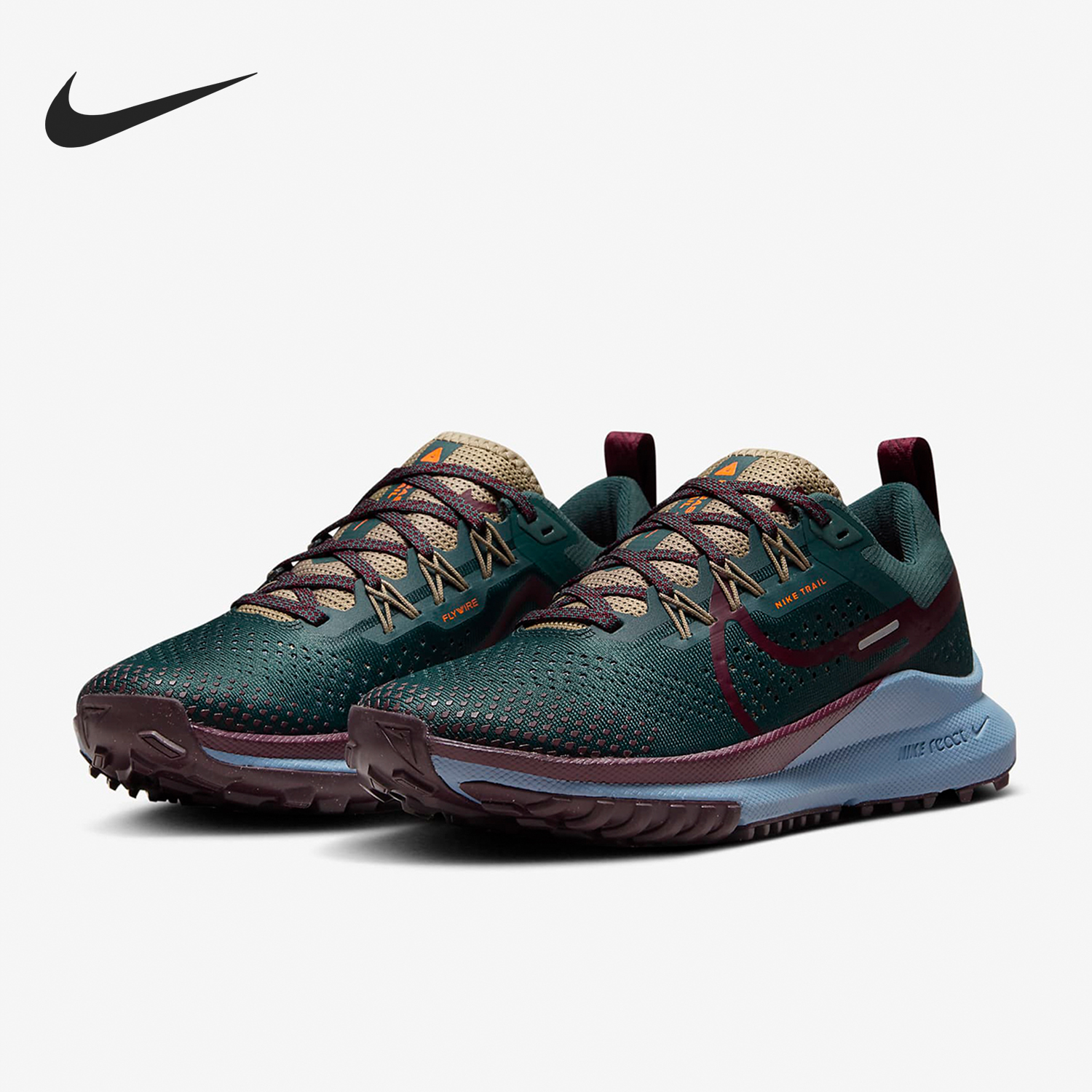 Nike/耐克正品Pegasus Trail4女士透气经典运动跑步鞋DJ6159-301