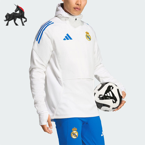Adidas/阿迪达斯正品REAL EU WINTOP男士足球训练运动长袖KE1167