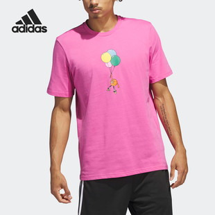 男士 Adidas 阿迪达斯正品 夏季 T恤IC1865 圆领透气舒适休闲运动短袖