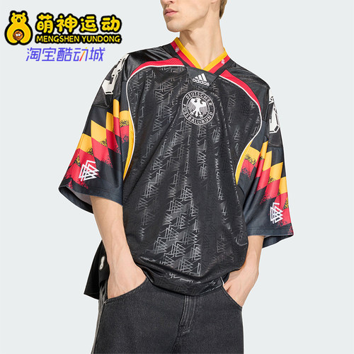 Adidas/阿迪达斯正品三叶草男士运动针织休闲球衣短袖T恤KD5980
