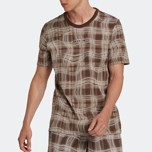 Adidas 阿迪达斯正品 三叶草AOP T恤HK2744 TEE男子运动休闲短袖