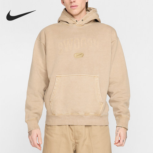 Nike/耐克正品Solo Swoosh男士加绒连帽口袋卫衣HJ2230-297
