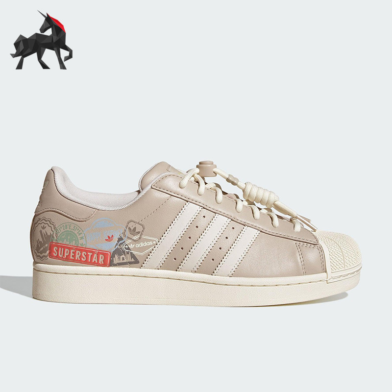 Adidas/阿迪达斯正品三叶草男女同款时尚经典低帮运动板鞋JR1330