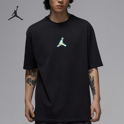 Nike/耐克正品JORDAN男士针织休闲宽松透气经典短袖IF0620-010