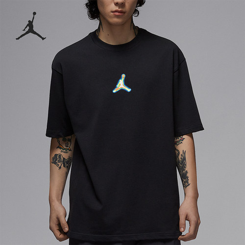 Nike/耐克正品JORDAN男士针织休闲宽松透气经典短袖IF0620-010