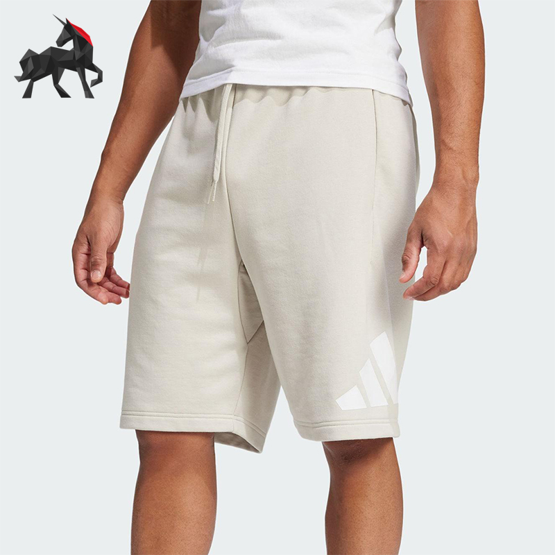 Adidas/阿迪达斯正品2025夏季款男士运动经典针织居家短裤JE8955