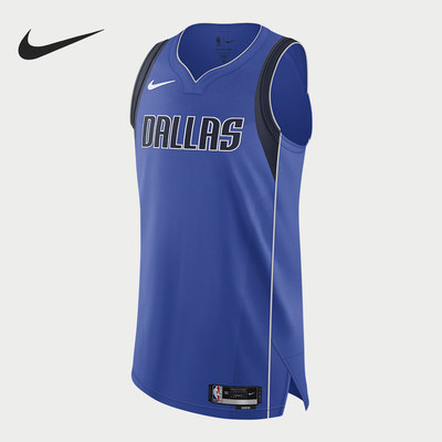 Nike耐克正品NBA欧文独行侠男款AU圆领无袖球衣篮球CW3515-480