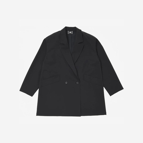 New Balance/NB正品2025新款女子双排扣休闲西装外套AWJ45023-BK