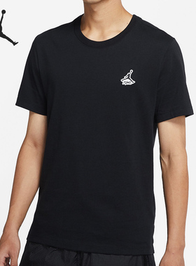Nike/耐克正品JORDAN 男子圆领宽松休闲短袖DH3613-010