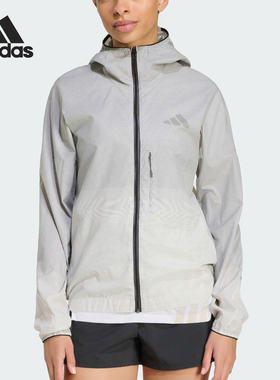 Adidas/阿迪达斯正品TEREXTEREX新款女浅灰色经典夹克外套JY4093