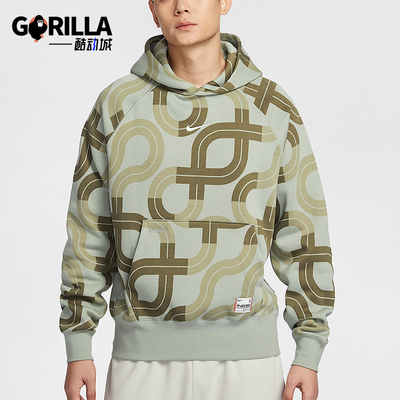 耐克男士加绒印花卫衣