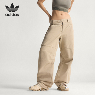 Adidas/阿迪达斯正品三叶草女士日常经典休闲梭织长裤KC8892