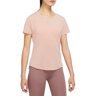 Nike/耐克官方正品DRI-FIT ONE LUXE女子运动短袖上衣DD0619-609