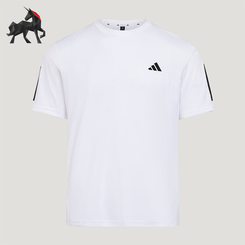 Adidas/阿迪达斯正品夏季男士运动健身圆领经典针织短袖T恤KU8727