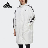 户外运动隔层棉服 女子连帽长款 GF0026 阿迪达斯正品 Adidas