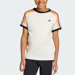 Adidas/阿迪达斯正品三叶草3STRIPEST-SHIRT经典短袖T恤KQ8369