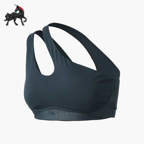 Puma/彪马正品纯色LOGO不对称紧身休闲舒适经典运动内衣526816-24