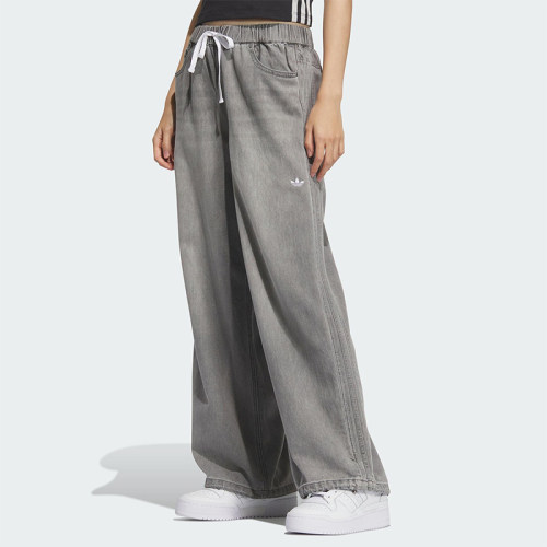 Adidas/阿迪达斯正品三叶草女士运动宽松耐穿日常休闲裤KC5839