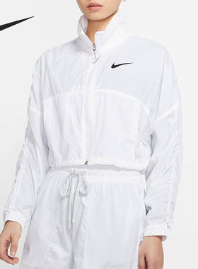 Nike/耐克正品SPORTSWEAR SWOOSH女子短款夹克外套CJ3774-100