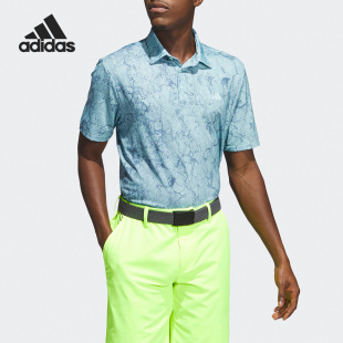 HZ3189 Adidas 阿迪达斯官方正品 高尔夫运动男子短袖 翻领POLO衫