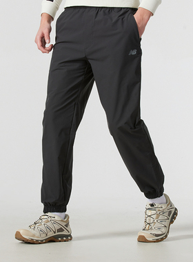 New Balance/NB正品2025新款男子宽松透气束脚长裤NTF13031-DKG