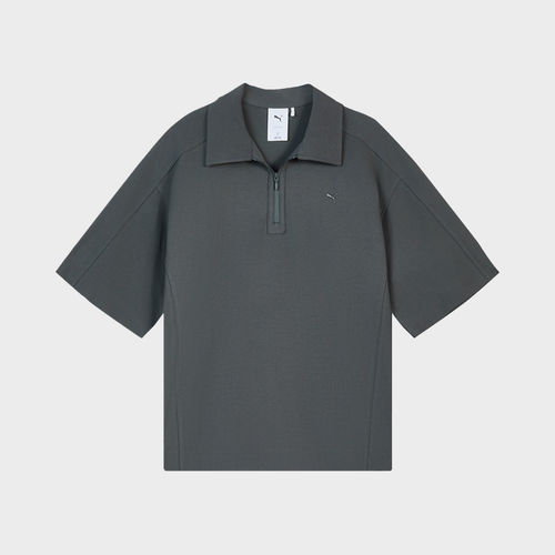 Puma彪马正品生活系列男女吸湿排汗速干短袖翻领衫636248-15
