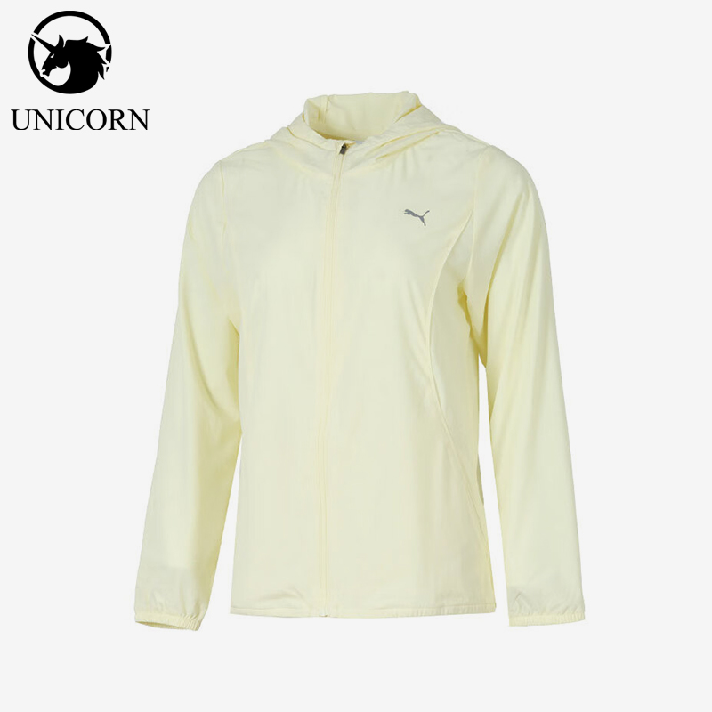 Puma/彪马正品2025冬季款女士透气连帽运动跑步梭织外套527265-35