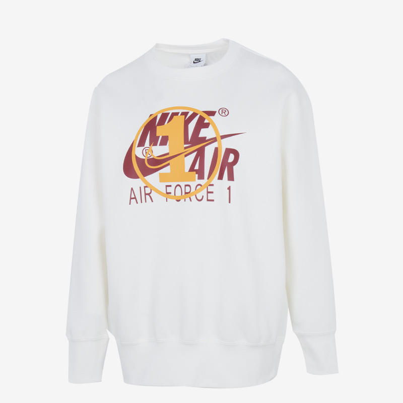 Nike/耐克正品冬季新款女子运动休闲印花透气圆领卫衣 FB7651-133