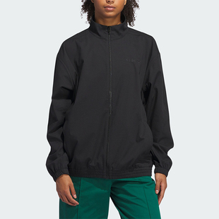 三叶草男女同款 立领梭织拉链外套IY1630 阿迪达斯正品 Adidas