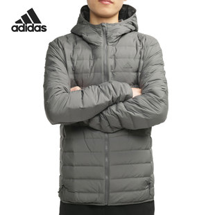 Adidas/阿迪达斯男子薄款防风户外训练运动羽绒服GE5879