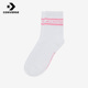 字母条纹潮流运动袜中筒袜10026145 男女同款 Converse匡威正品 新款