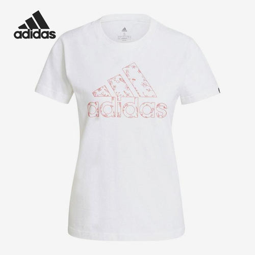 Adidas/阿迪达斯正品当季女子新款修身耐磨短袖运动T恤GL0649