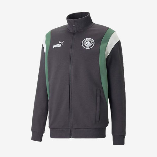 Puma彪马正品Manchester City复刻版立领长袖拉链足球769486-08