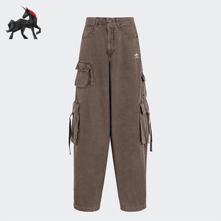 Adidas/阿迪达斯正品ESENTIALSENTIALS女士工装长裤KD4113