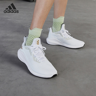 ALPHABOUNCE 男女舒适运动跑步鞋 阿迪达斯官方正品 Adidas EG1386