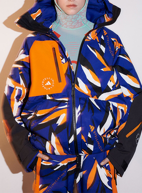 Adidas/阿迪达斯正品秋冬女士连帽户外运动夹克外套HY4506