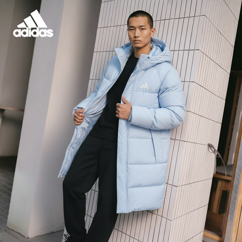 Adidas/阿迪达斯正品2025男士蓬松保暖时尚休闲羽绒服KS6482