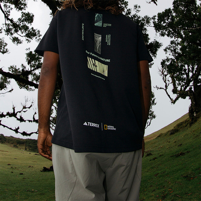 Adidas/阿迪达斯男士户外短袖