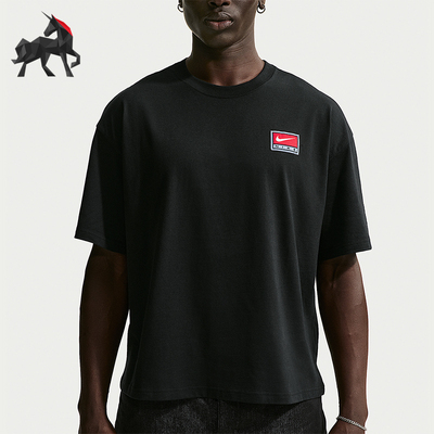 Nike/耐克正品Life男士宽松针织经典透气日常短袖T恤II4380-010