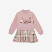 彪马正品 连衣裙950002 2025新款 简约休闲运动长袖 儿童时尚 Puma